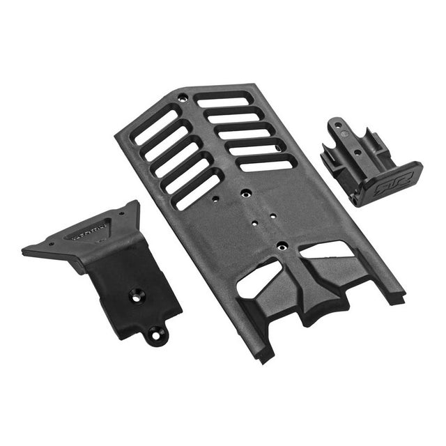 ARRMA Skidplate Front Rear Center Set Nero