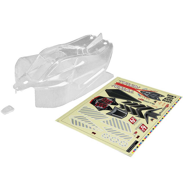 ARRMA Clear Body 1/8 with Decals TYPHON 6S BLX