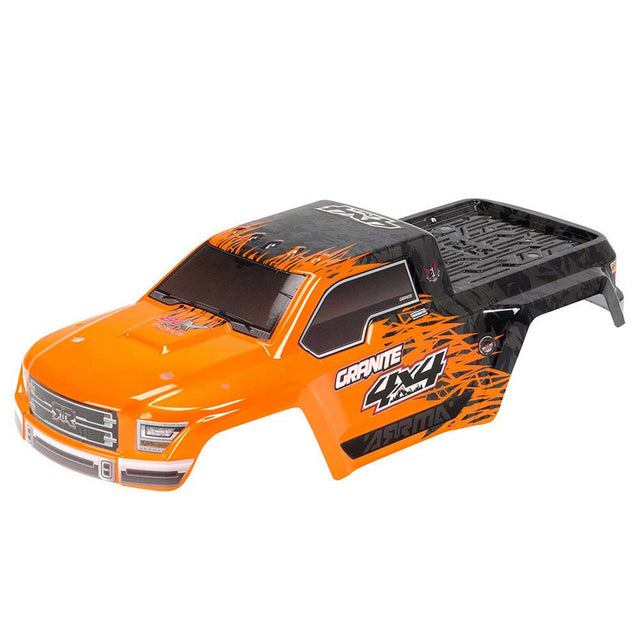 ARRMA 1/10 Painted Body  Orange Granite 4x4 BLX
