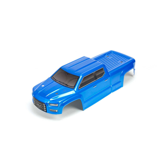 ARRMA Painted DCLD Trimmed Body Blue BIG ROCK CREW CAB 4X4
