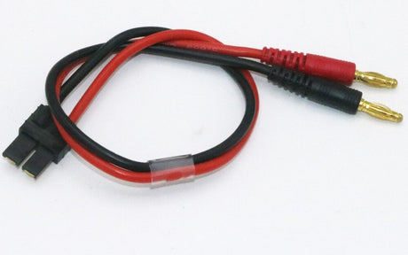 Bullet 4mm to TRX male cable 300mm