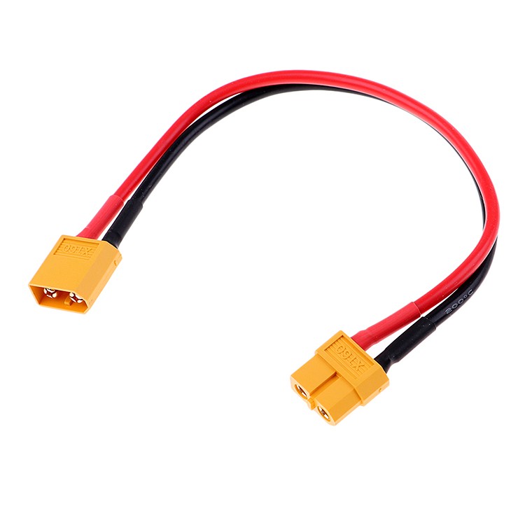 XT60 male to XT60 female 300mm cable