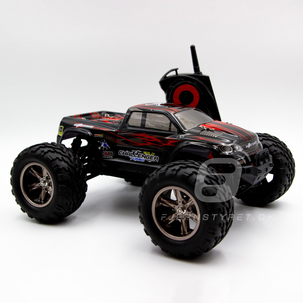 HURTIG Fed fjernstyret bil - Wild Challenger monster truck