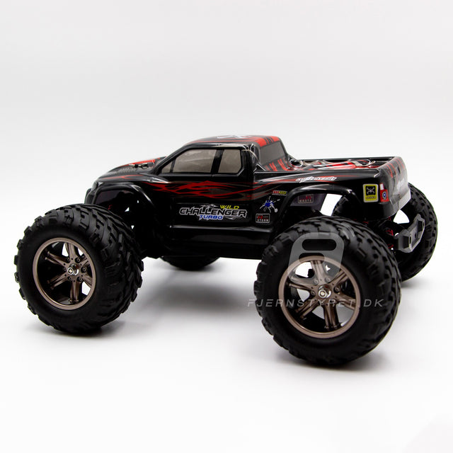 HURTIG Fed fjernstyret bil - Wild Challenger monster truck