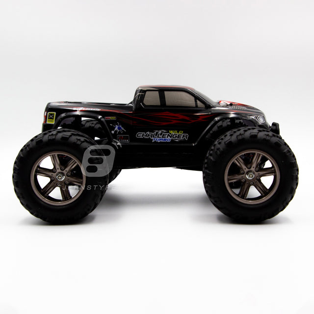 HURTIG Fed fjernstyret bil - Wild Challenger monster truck