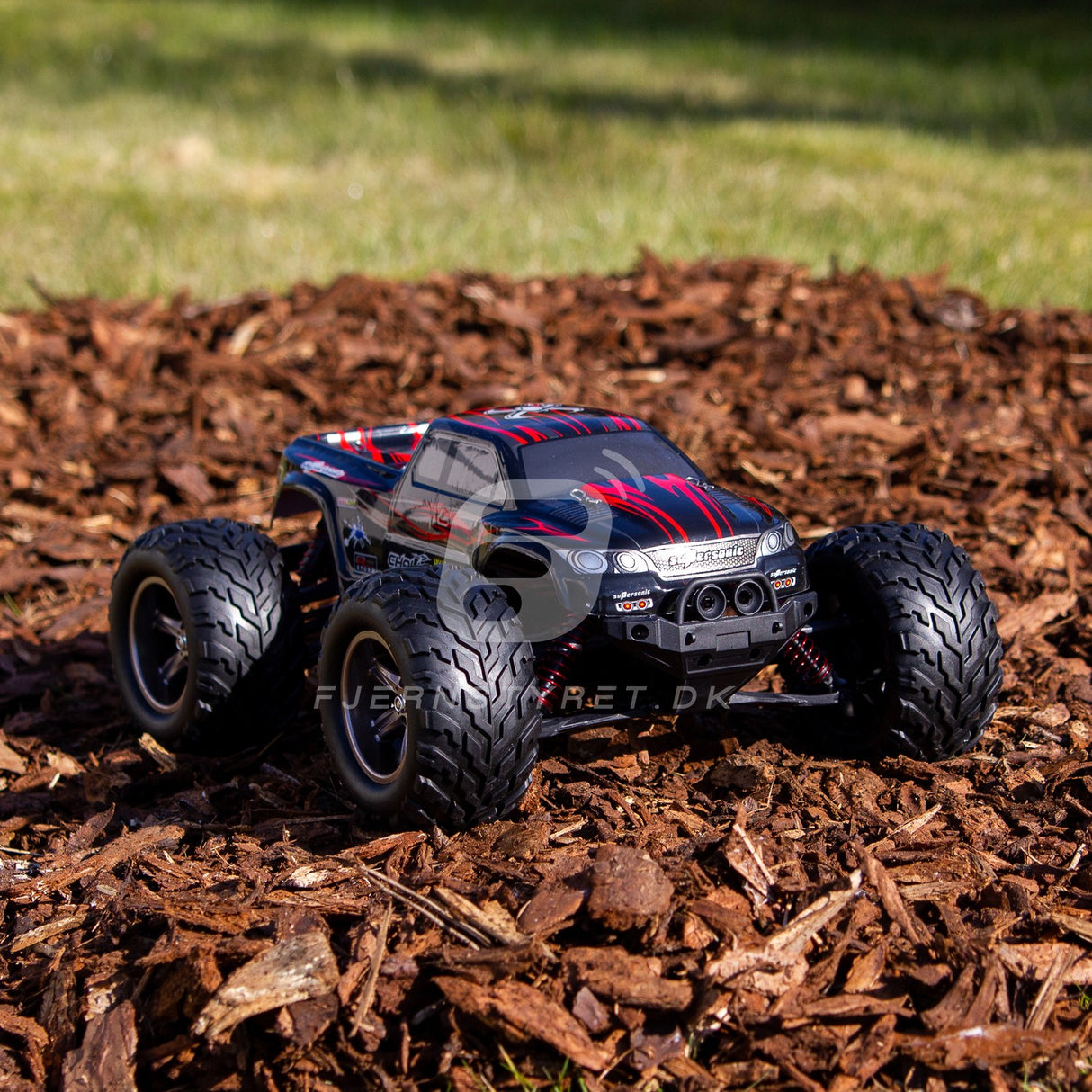 HURTIG Fed fjernstyret bil - Wild Challenger monster truck