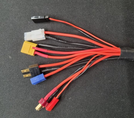 Bullet 4mm to  XT60 - EC3 - TRX - Deans - Tamiya - JST - Futaba