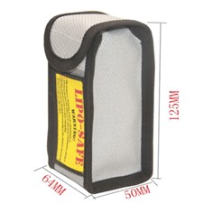 LiPo Safe-bag / LiPo-taske, lille sikkerhedstaske til lipo-batterier