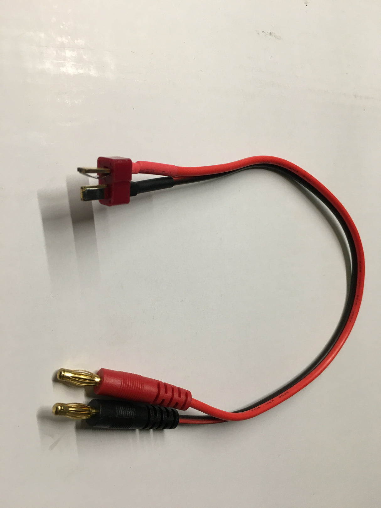 Forlængerkabel bullet male 4mm - Deans male 4mm 300mm