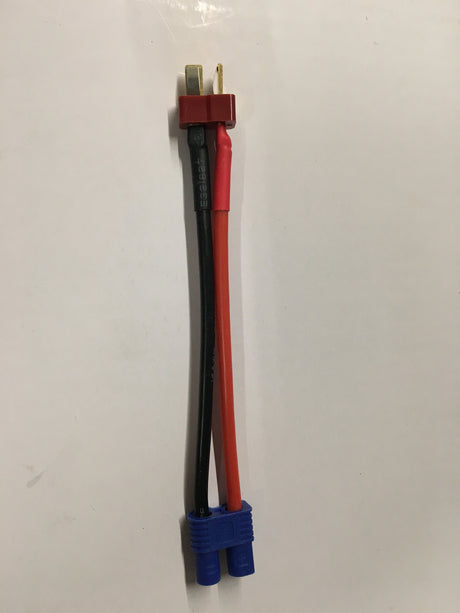 Omformer Deans male - EC3 female 100mm