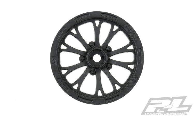Proline Wheels Pomona Drag Spec 2.2" Black Front (2) Slash