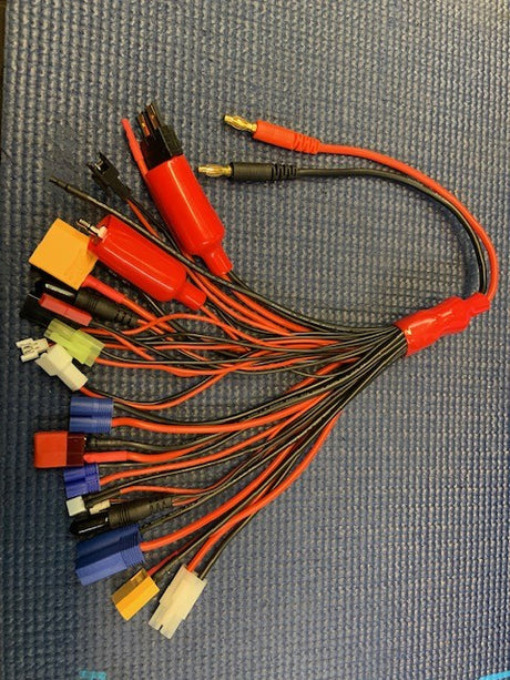 Omformerstik stort med mange forskellige stik