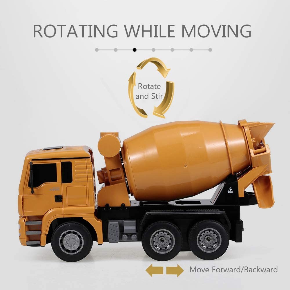 Fjernstyret betonmixer med lyd og lys. CY1333