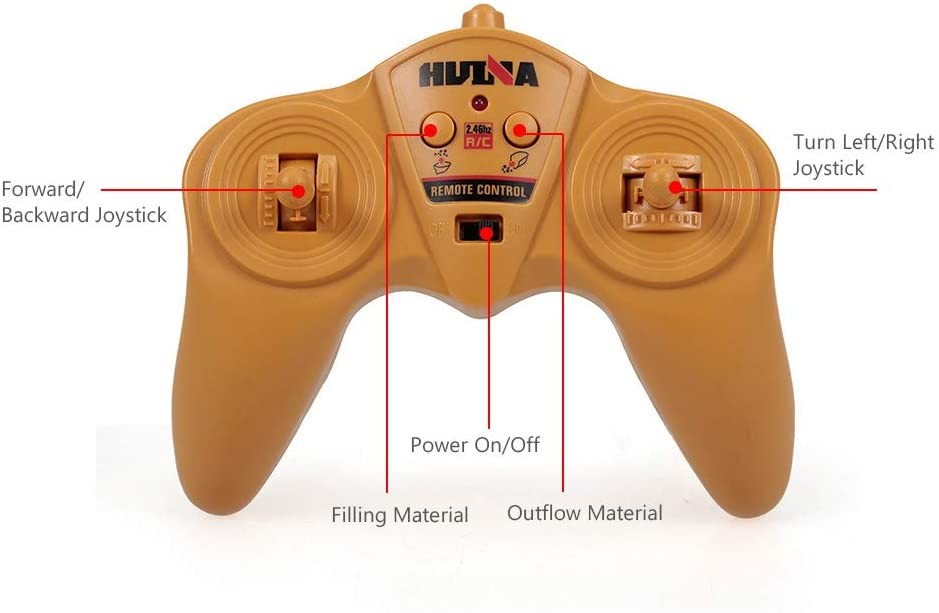 Fjernstyret betonmixer med lyd og lys. CY1333