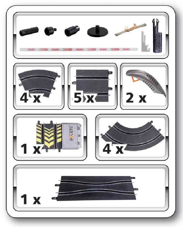 Racerbane bord med 2 biler