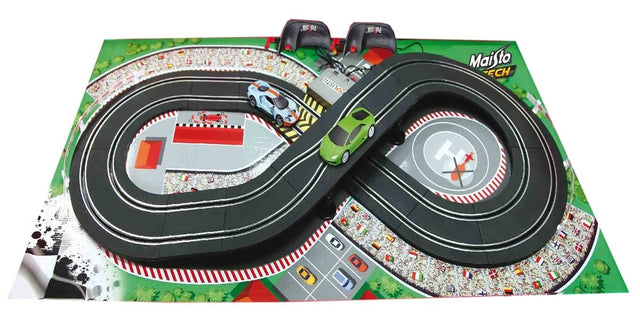 Racerbane bord med 2 biler