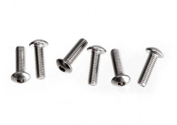 Traxxas 2577X Screws M3x10 Button-head Hex Socket Stainless Steel (6)