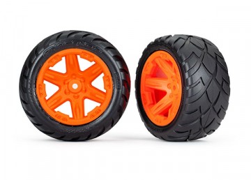 Traxxas 6768A Tires & Wheels Anaconda/RXT Orange 2,8" 2WD Rear (TSM-Rated) (2)