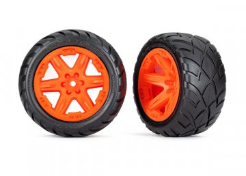 Traxxas 6775A Tires & Wheels Anaconda/RXT Orange 2,8" 4WD, 2WD Front (TSM-Rated)(2)