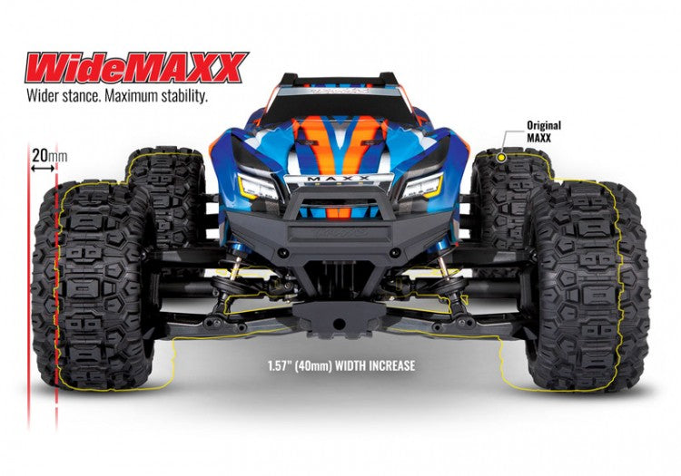 MAXX with WideMAXX 4x4 1/10 RTR TQi TSM