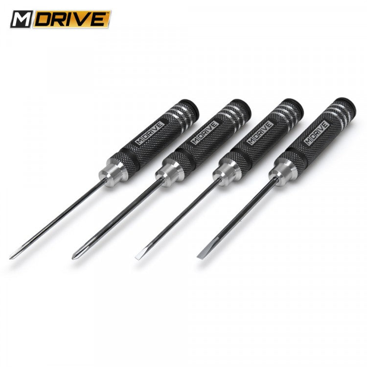 Mdrive Screwdriver Flat & Cross Tool Set - 3 & 4mm