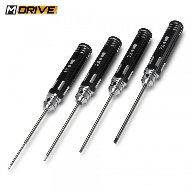 Mdrive Allen Wrench Straight Hex Tool Set - 1.5, 2, 2.5 & 3mm