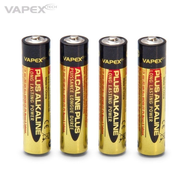4 styk AAA batterier på 1,5V - LR3 AAA Size