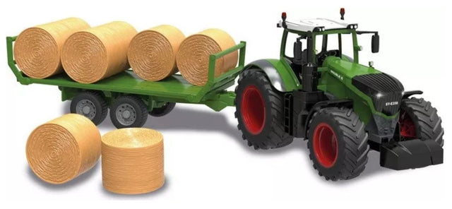 Fjernstyret Traktor med halmvogn