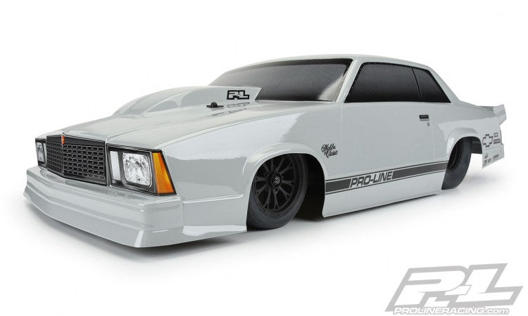 Proline Body 1978 Chevrolet Malibu Tough-Color (Grey) for Slash 2WD Drag Car