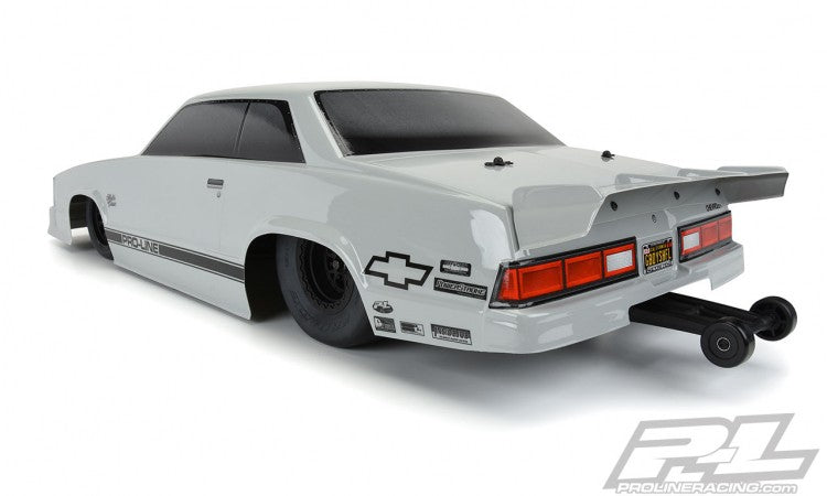 Proline Body 1978 Chevrolet Malibu Tough-Color (Grey) for Slash 2WD Drag Car