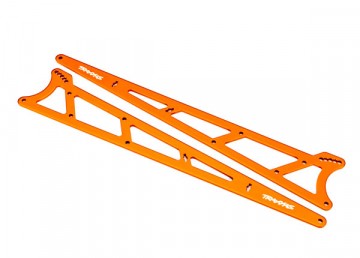 Traxxas 9462A Side Plates Wheelie Bar Alu Orange Drag Slash