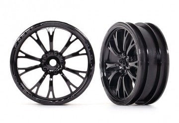 Traxxas 9472 Wheels Front Black (2) Drag Slash