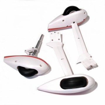 Landing Gear Set Cessna 182 red stripe