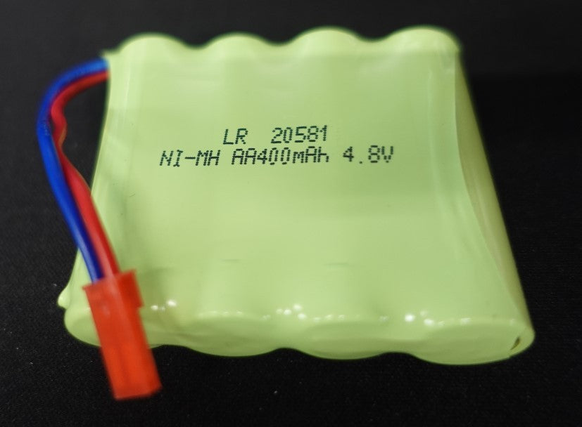 Batteri NiMh 4,8V - 400mAh - JST stik