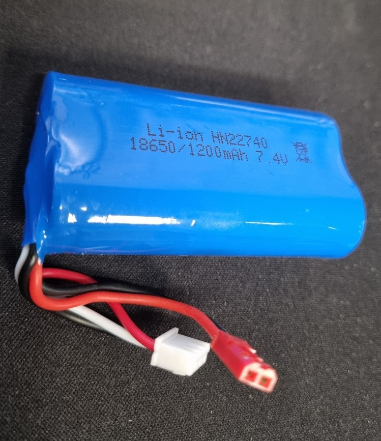 7,4v Li-ion 1200mah batteri - JST stik
