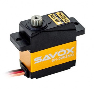 Savox - SH-0263MG Servo 2,2Kg 0,10s Alu Metal Gear Micro