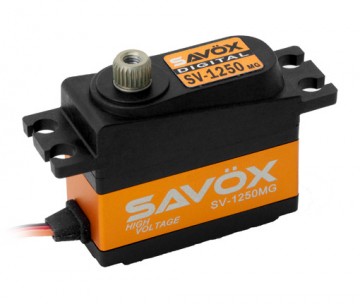 Savox - SV-1250MG Servo 8,0Kg 0,095s HV Alu Coreless Metal Gear Mini