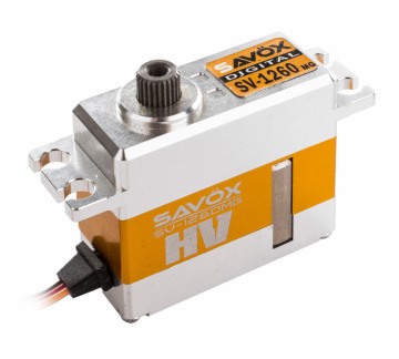 Savox - SV-1260MG Servo 12Kg 0,055s HV Alu Coreless Metal Gear Mini