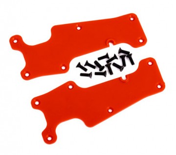 Traxxas 9633R Suspension Arm Covers Front L+R Red Sledge
