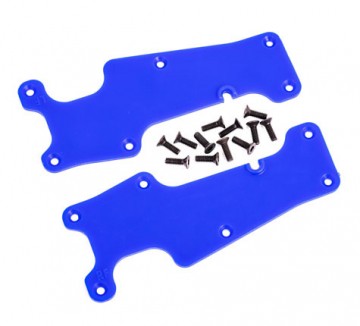 Traxxas 9633X Suspension Arm Covers Front L+R Blue Sledge
