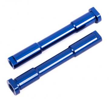 Traxxas 9525 Bell Crank Post Steering Alu Blue (2) Sledge