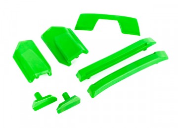 Traxxas 9510G Body Reinforcement & Roof Skidpads Green Sledge