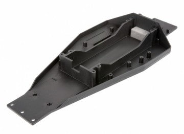 Traxxas 3728 Lower Chassis Black (Long Battery) Bandit/Rustler