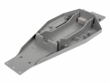 Traxxas 3728A Lower Chassis Grey (Long Battery) Bandit/Rustler