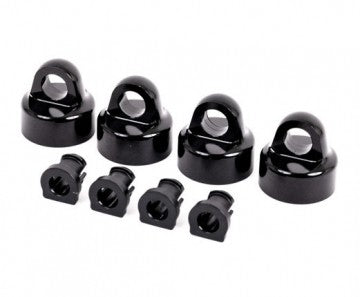 Traxxas 9664A Shock Caps Alu Black GTX (4)