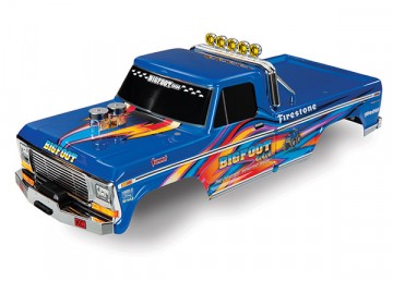 Traxxas 3661X Body BigFoot No1 Blue-X Painted