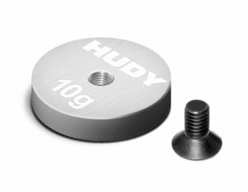Hudy Pure Tungsten Weight Thin Round 15mm With M3 - 10g - 293085