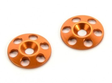 HUDY ALU REAR WING SHIM - ORANGE (2) - 293561-O
