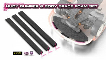 HUDY Body/Bumper Foam Spacer set 1.5/3/5mm - 107873