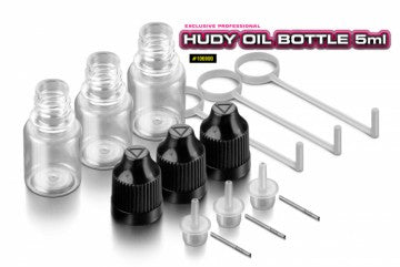 HUDY Oil Bottle w Steel Needle 5ml (3pcs) - 106900